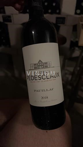 Bordeaux Pauillac Pédesclaux 2018