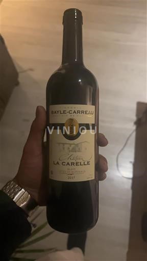 Burdeos Blaye-Côtes de Burdeos Bayle-Carreau Château La Carelle 2017