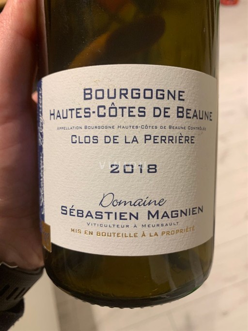 Burgundija Hautes Côtes de Beaune Domaine Sébastien Magnien 2020
