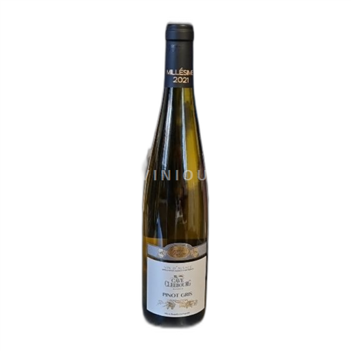 Alsace Pinot xám Cave Cleebourg Grande réserve 2021