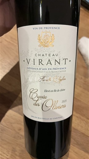 Provence Coteaux d'Aix-en-Provence Château Virant des Oliviers 2020