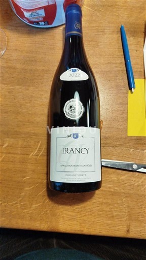 Bourgogne Irancy Domaine Verret 2022