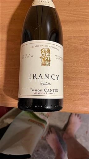 Borgoña Irancy Benoît Cantin Palotte 2021
