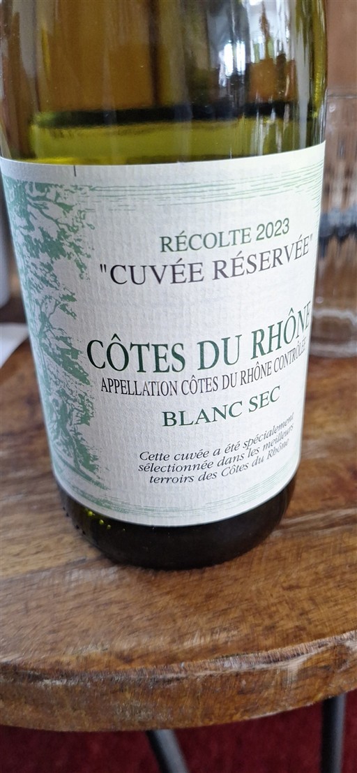 Thung lũng Rhône Côtes-du-rhône Cuvée Réservée 2023