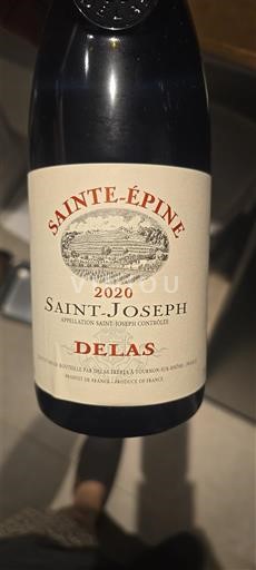 Rhône Valley Saint-Joseph Delas Sainte-Épine 2020