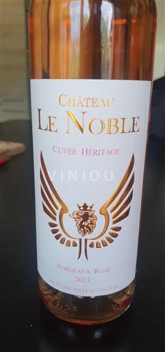 Bordeaux Château Le Noble Héritage 2023
