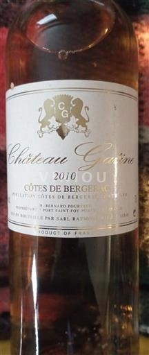 Zuidwest-Frankrijk Côtes-de-Bergerac Château Gatine 2010