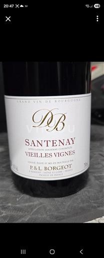 Burgundsko Santenay P&L Borgeot Vieilles Vignes 2022