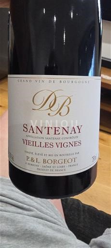 Burgundy Santenay P&L Borgeot Vieilles Vignes 2022