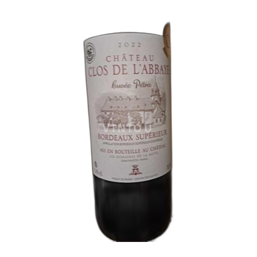 Bordeaux Château Clos de l'Abbaye Petra 2022