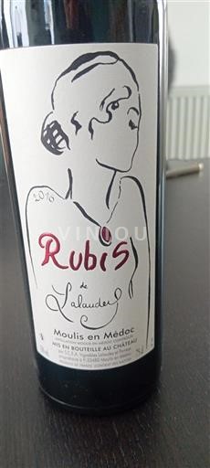 Bordeaux Moulis-en-Médoc Château Lalande Rubis 2016