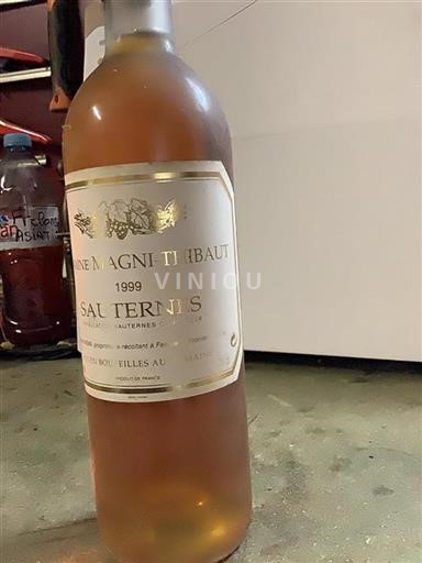 Bordeaux Sauternes Château Magni-Thibaut 1999