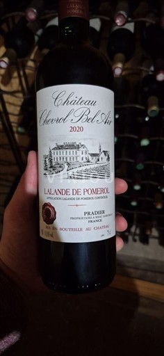 Bordeaux Lalande-de-pomerol Château Chevrol Bel Air 2020