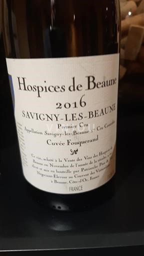 Burgundy Savigny-lès-Beaune Premier Cru Hospices de Beaune Fouquerand 2016