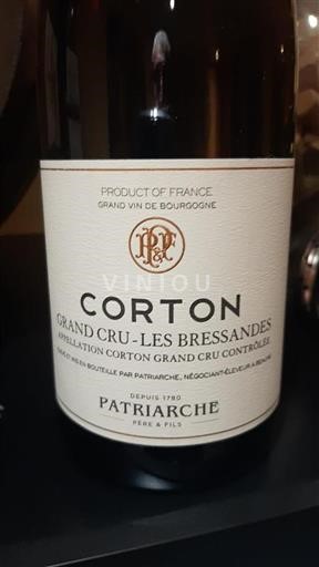 Burgundy Corton Grand Cru Patriarche Père & Fils Grand Cru-Les Bressandes 2017
