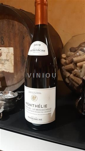 Burgundy Monthélie Premier Cru Patriarche Le Meix Bataille 2019