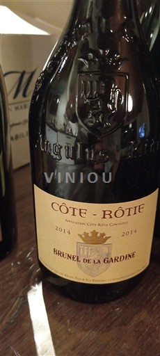 Valle del Rodano Côte-rôtie Brunel De La Gardine 2014