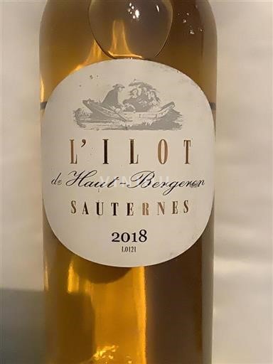 Bordeaux Sauternes L'Ilot de Haut-Bergeron 2018