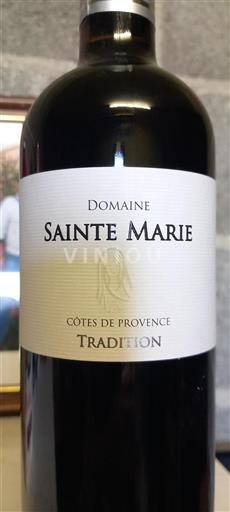 Provence Côtes-de-provence Domaine Sainte Marie Tradition 2018