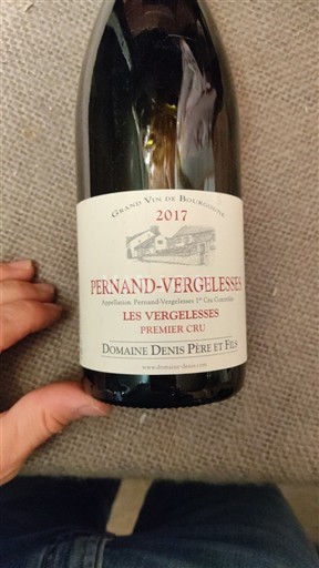 Bourgogne Pernand-vergelesses Premier Cru Domaine Denis Père et Fils Les Vergelesses 2017