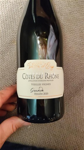 Údolí Rhôny Côtes-du-Rhône Valréas Vieilles Vignes 2020