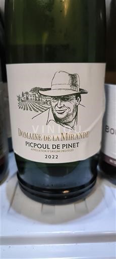 Languedoque Picpoul-de-Pinet Domaine La mirande 2022