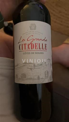 Burdeos Côtes-de-bourg La Grande Citadelle 2023