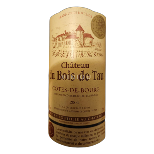 Bordeaux Côtes-de-bourg Château du Bois de Tau 2004