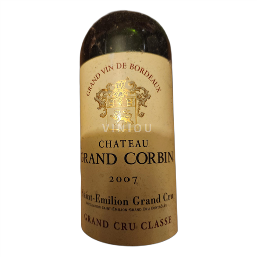 Bordeaux Saint-Émilion Grand Cru Château Grand Corbin 2007