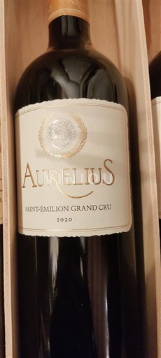 Bordeaux Saint-Émilion Grand Cru Grand Cru Aurelius 2020
