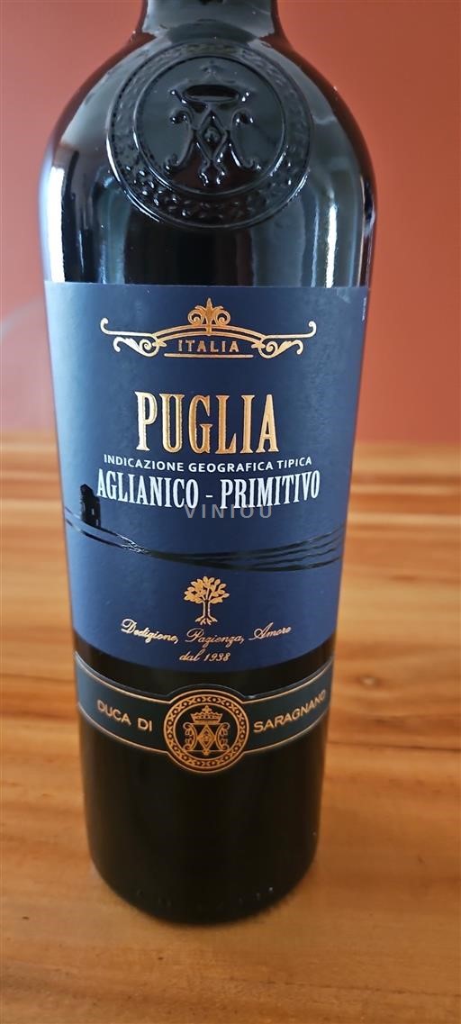 Puglia Primitivo di Manduria Duca di Saragnano Aglianico - Primitivo 2024