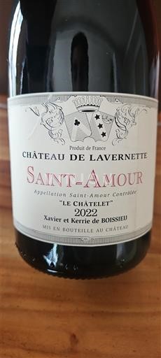 Beaujolais Thánh Tình Yêu Château Lavernette Le Châtelet 2022