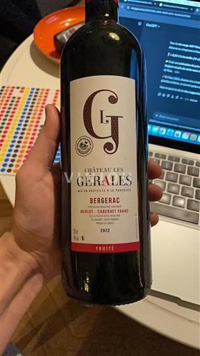 Sudoeste Bergerac Château Les Gérales 2022