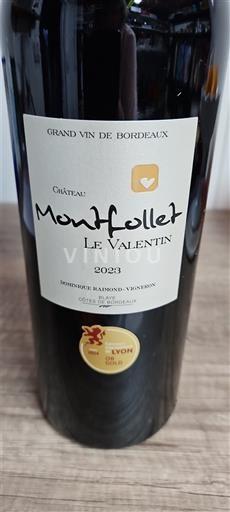 Bordeaux Côtes-de-Blaye Montfollet Le Valentin 2023