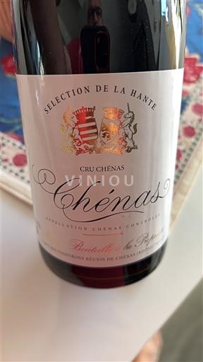 Beaujolais Chénas Les Producteurs Réunis de Chénas Sélection de la Hante 2023