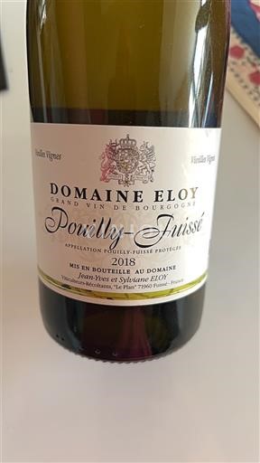 Burgundi Pouilly-fuissé Eloy Vieilles Vignes 2018