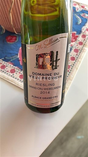 Alsace Riesling Grand Cru Domaine Vieux Pressoir Grand Cru Wiebelsberg 2014
