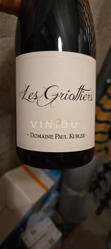 Alsace Ikke specificeret Domaine Paul Kubler Les Griottiers Ikke årgangsbestemt