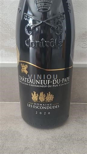 Rona dolina Châteauneuf-du-Pape Escondudes 2020