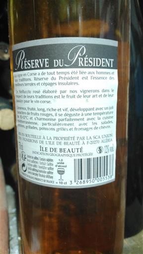 Corse Île de Beauté Réserve du Président 2018