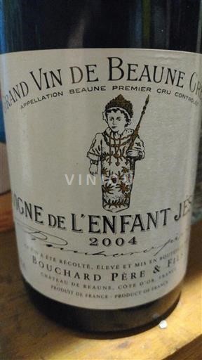 Borgonha Beaune Premier Cru Bouchard Père & Fils Vigne de l'Enfant Jésus 2004