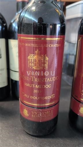 Burdeos Haut-Médoc Cru Bourgeois Château Rose Trintaudon 2010
