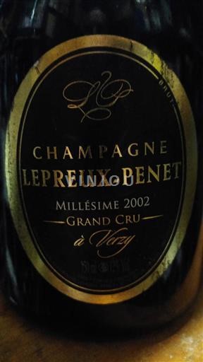 Champagne Grand Cru Lepreux-Penet 2002
