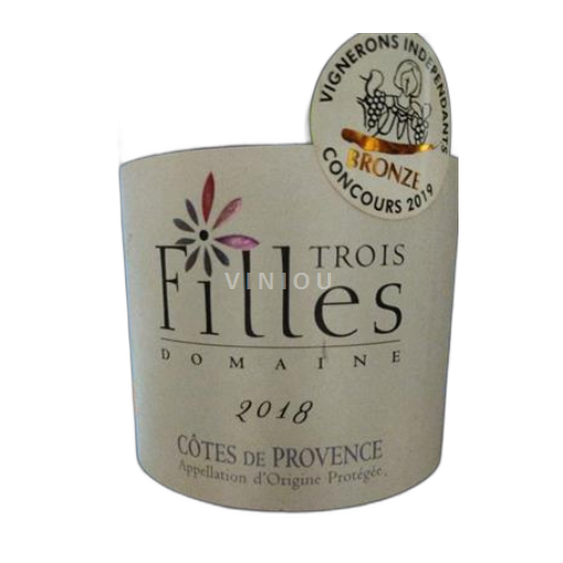Provence Côtes-de-provence Domaine Trois Filles 2018