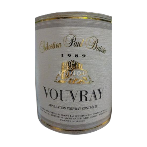 Loiren laakso Vouvray Paul Buisse Sélection 1989