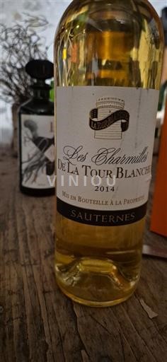 Bordeaux Sauternes Château La Tour Blanche Les Charmilles 2014