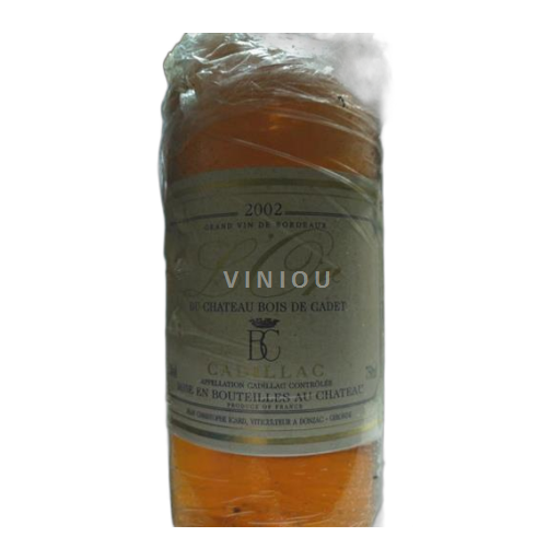 Burdeos Cadillac Château Bois de Cadet L'Or 2002