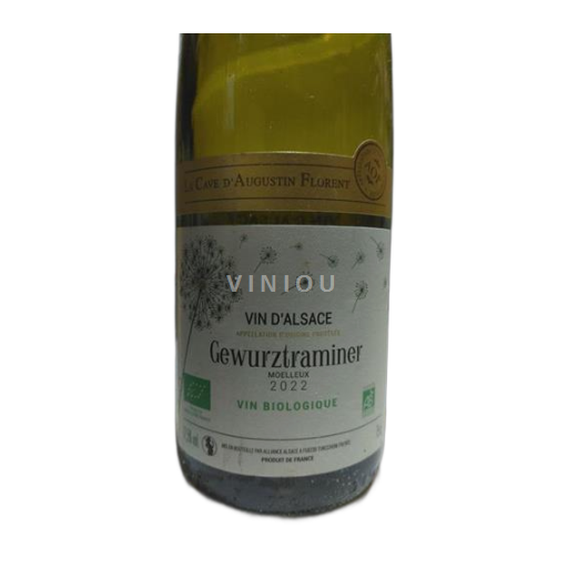 Alsace Gewurztraminer La Cave Augustin Florent Moelleux 2022