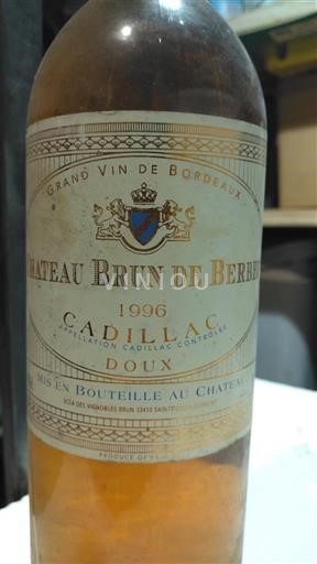 Burdeos Cadillac Château Brun de Berben 1996