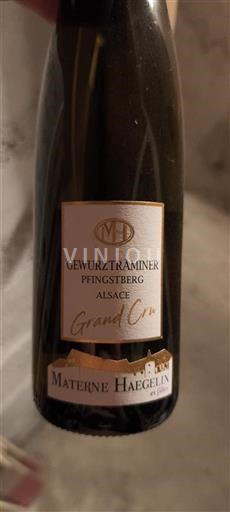 Alsacia No especificado Grand Cru Domaine Materne Haegelin et filles 2018